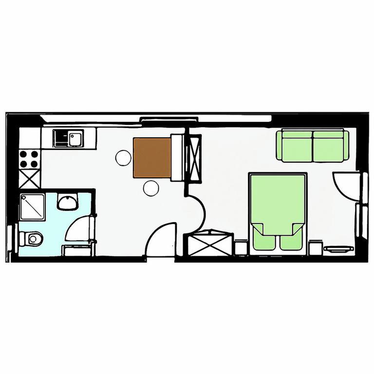 Apartment Alouette 삼나운 객실 사진
